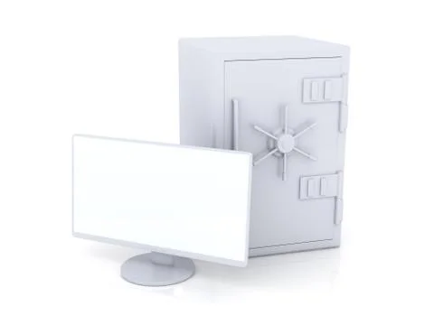 Secure system. Stock Illustration