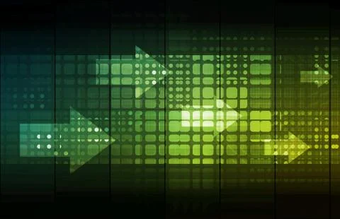 Secure technology network イラスト素材