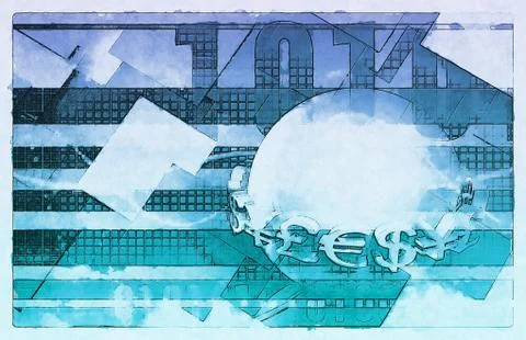 Secure Technology Network Stock-Illustration