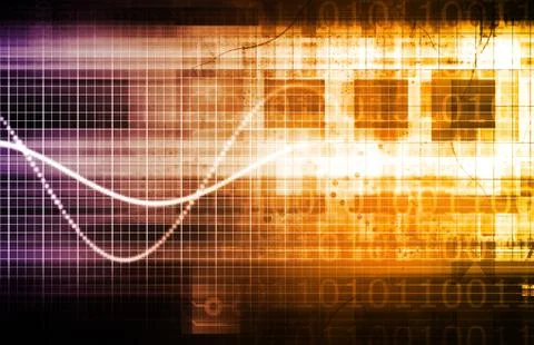 Secure Technology Network Stock Illustration