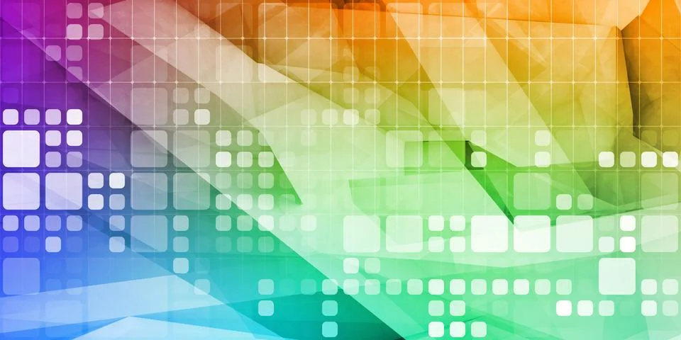 Secure Technology Network Illustrazione stock