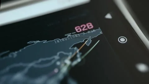 Secure Transfer Completion - Digital Concept Close Up Stock Footage 336946381