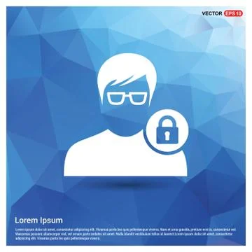 Secure User Icon Stockillustratie