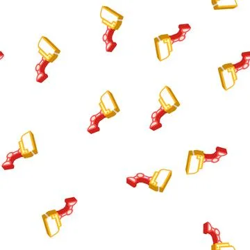 Secure video camera isometric icon seamless pattern Stock Illustration