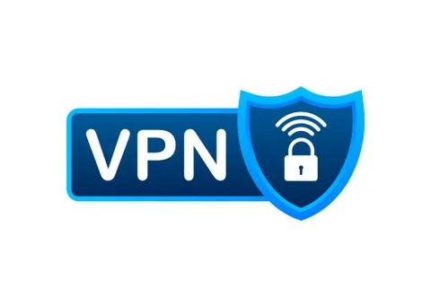 Secure VPN connection concept. Virtual private network connectivity overview イラスト素材