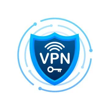 Secure VPN connection concept. Virtual private network connectivity overview Stock-Illustration