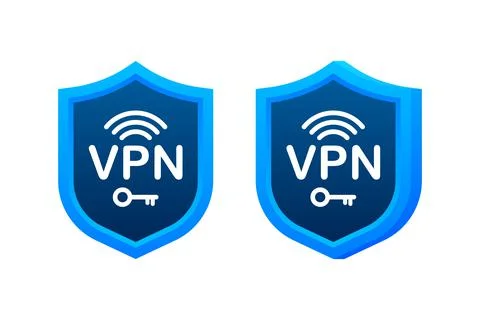 Secure VPN connection concept. Virtual private network connectivity overview Stock-Illustration