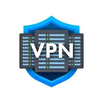 Secure VPN connection concept. Virtual private network connectivity overview Stock-Illustration