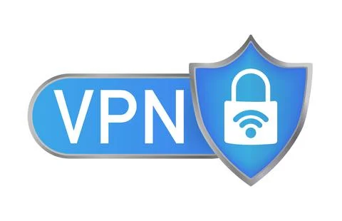 Secure VPN connection concept. Virtual private network connectivity overview 스톡 일러스트