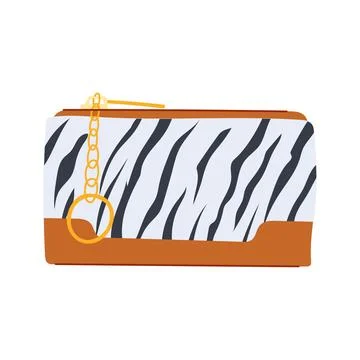 Secure wallet cartoon vector illustration Stock Illustration