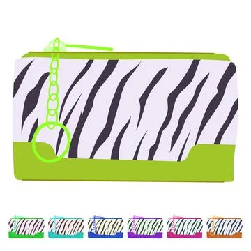 Secure wallet vector cartoon graphic Stock Illustration
