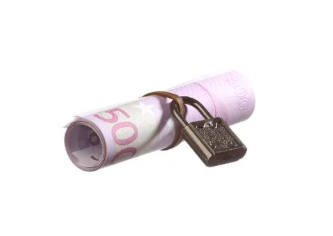 Secure way of saving money Stock Photos