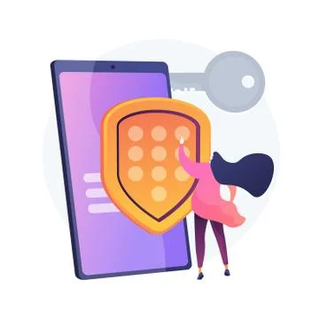 Secure web traffic abstract concept vector illustration. Illustrazione stock