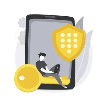 Secure web traffic abstract concept vector illustration. 스톡 일러스트