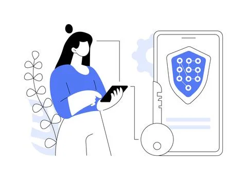 Secure web traffic abstract concept vector illustration. Stock Illustration