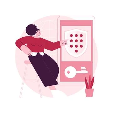 Secure web traffic abstract concept vector illustration. Illustrazione stock