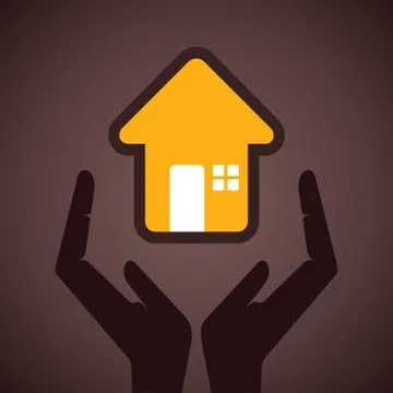Secure your home concept vector Stock Illustration