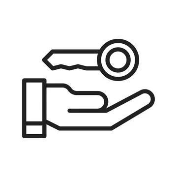 Secured Access icon image. Stock Illustration