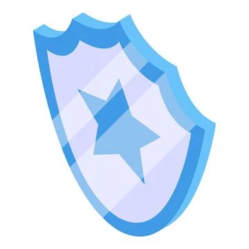 Secured audit icon, isometric style Stock Illustration