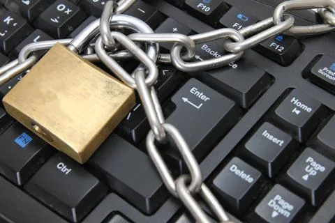 Secured data Stock Photos