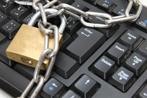 Secured data Stock Photos