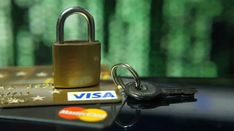 Securing Financial Assets: The Role of Physical Locks Video stock 300363030