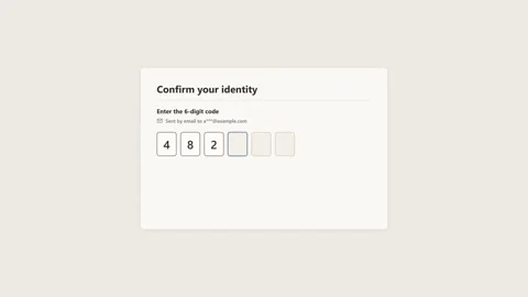 Security activity review identity confirmation for user account safety. 4K 動画素材 348301287