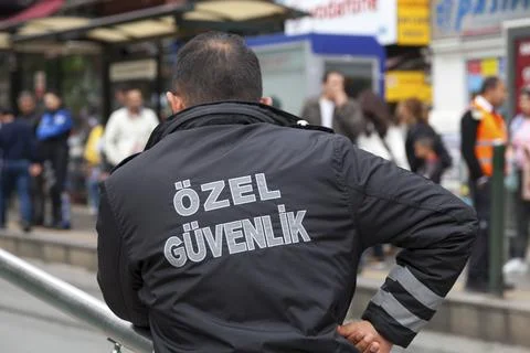 Security agent in Istanbul Stock Photos
