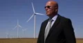 Security Agent Walking in Wind Turbines Area Secure Windmills Good Protection 4k or 4k+ Resolution