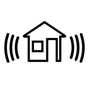 Security alarm in the house Stock Illustration