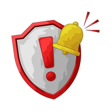 Security alert illustration 스톡 일러스트