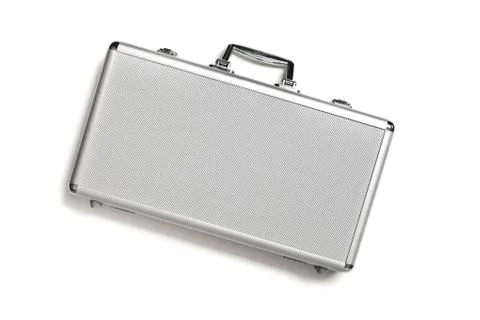Security aluminum case Stock Photos