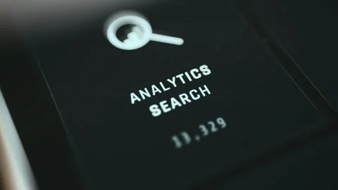 Security Analytics Search - Tech Dashboard Detail Stock Footage 336947317