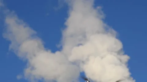 Security and safety. drone flying near power plant. Stock Footage 88087383