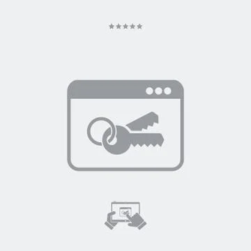 Security application Stock Illustration
