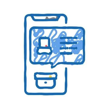 Security application message color icon vector isolated illustration Stock Illustration