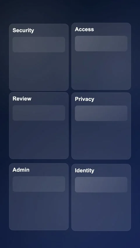 Security Approval Queue SaaS UI Animation Video stock 345155523