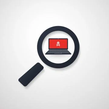 Security Audit, Virus Scanning, Cleaning, Eliminating Malware 스톡 일러스트