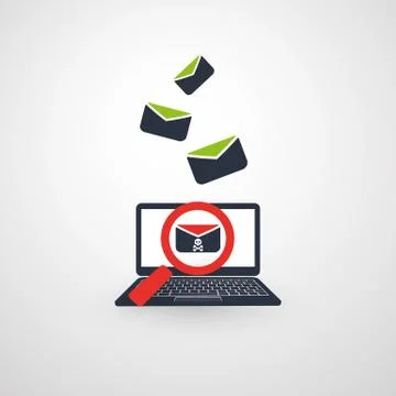 Security Audit, Virus Scanning, Cleaning, Eliminating Malware Stock Illustration