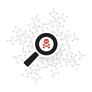 Security Audit, Virus Scanning, Cleaning, Eliminating Malware, Ransomware Stock Illustration