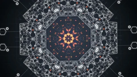 Security background design in 4k video. Stock Footage 155862793