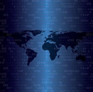 Security background with HEX-code イラスト素材