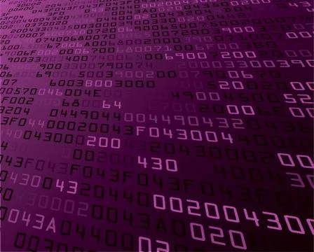 Security background with HEX-code 스톡 일러스트