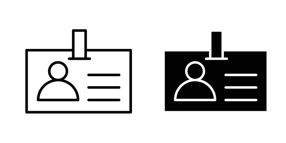 Security badge icon for design projects and web UI Stock Illustration