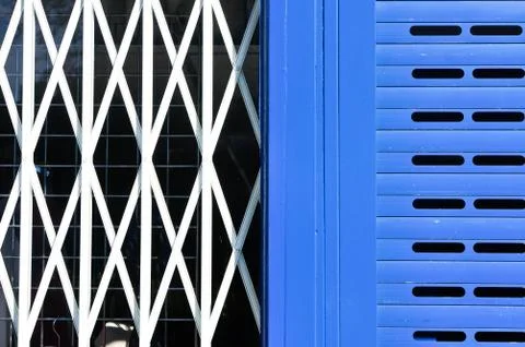 Security bars Stock Photos