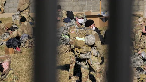 Security Biden Inauguration DC Lockdown Vidéo 146875311