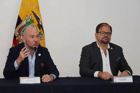   SECURITY BLOCK CNE Quito, Friday, February 28, 2025 Meeting of the Secur... Stock Photos