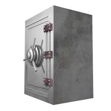 Security box 库存插图