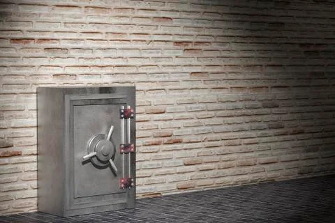 Security box 库存插图