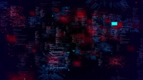 Security breach abstract System hacked with distorted and glitch effect Stock Footage 295951131